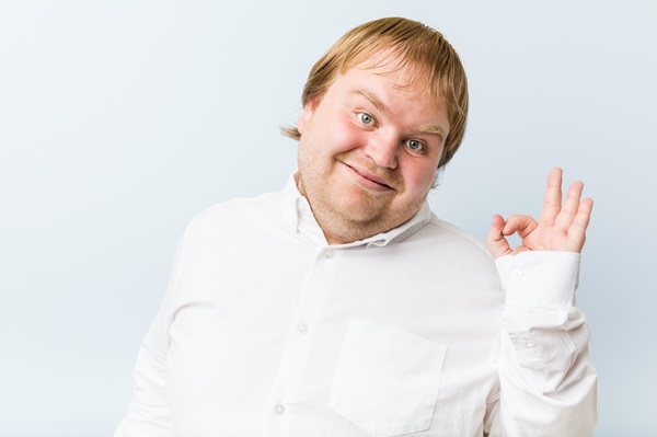 cheerful and confident showing ok gesture - Learning Disability and Dementia Training Course